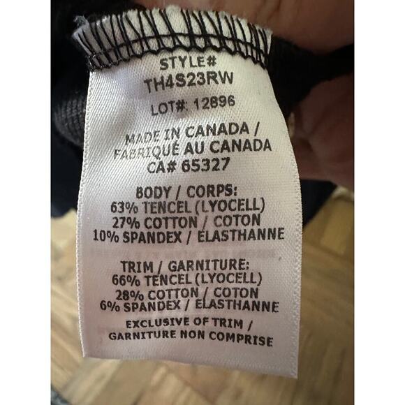 The Range, Mass Keyhole Square Neck Rib Top, Size L - Picture 5 of 5